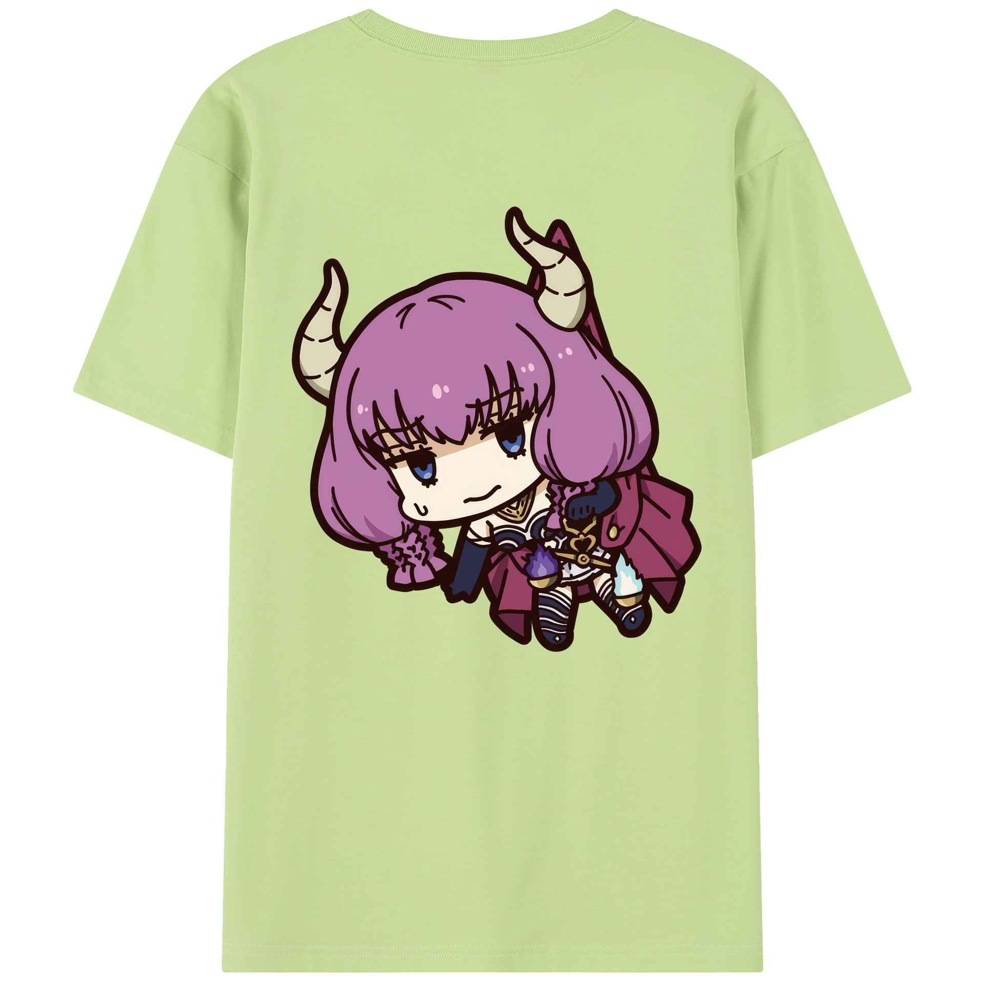 （画像用） 葬送のフリーレン Frieren 綿100％半袖Tシャツ（背面プリント）
